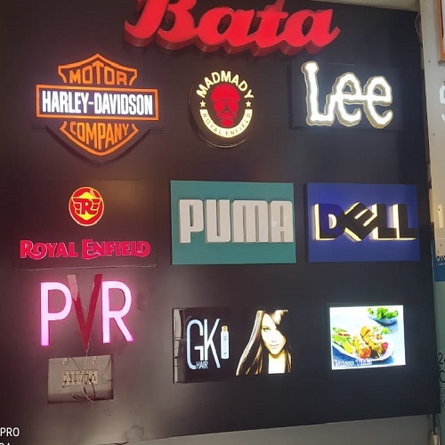 3D letter board signage for premium storefront branding